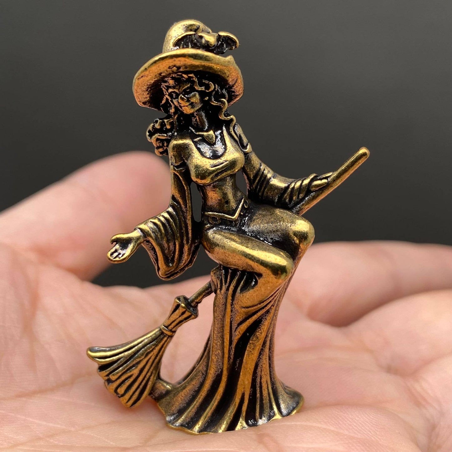 Brass Witch Crafts Decoration Desktop Ornaments