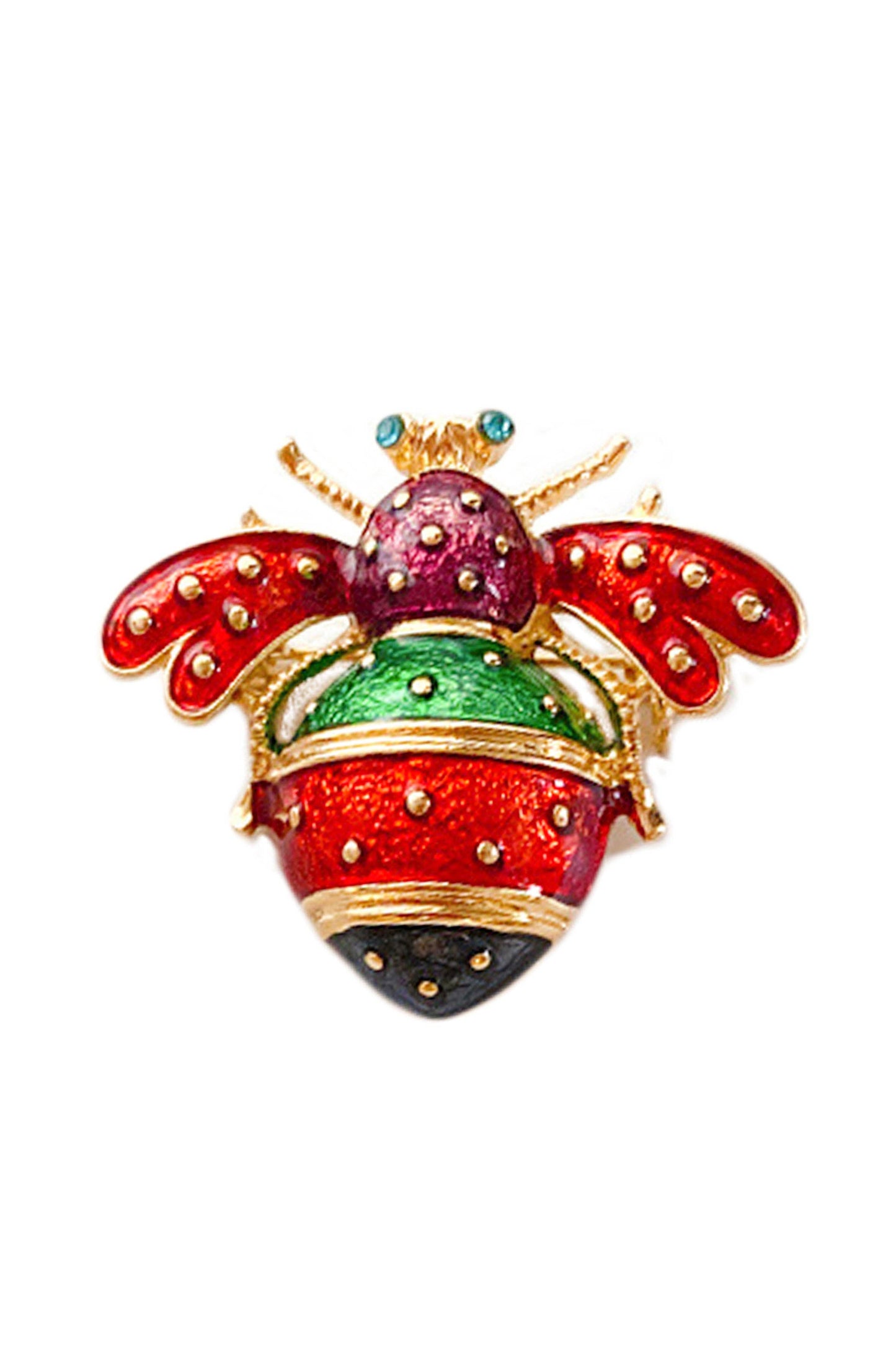 Bee Rhinestone Alloy Pin