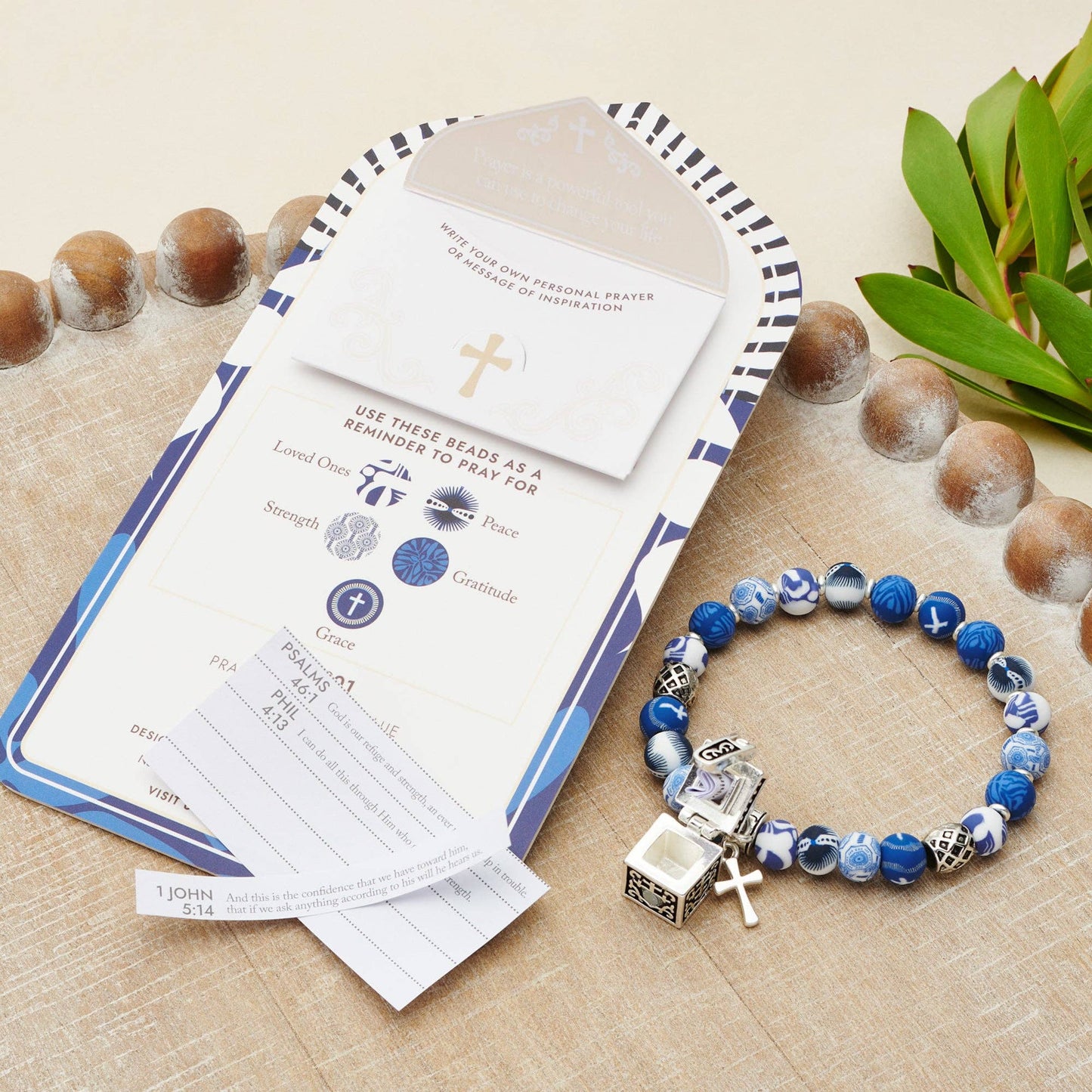 Blue Prayer Bracelet Sale