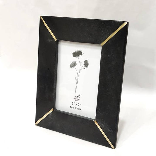 Midnight Black Marble 4x6 Frame