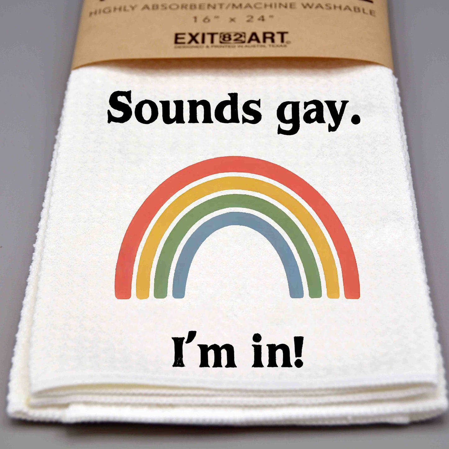 Sounds Gay. I'm in - Waffle Weave Tea Towel