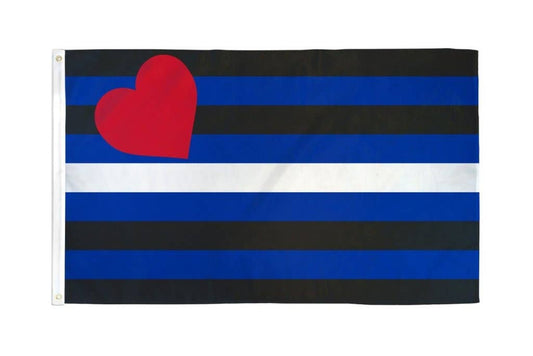 Leather Pride Flag 3x5ft Poly