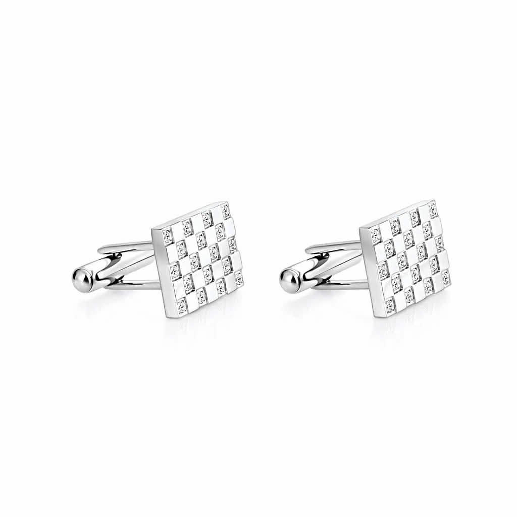 Pavé Trellis Cufflinks