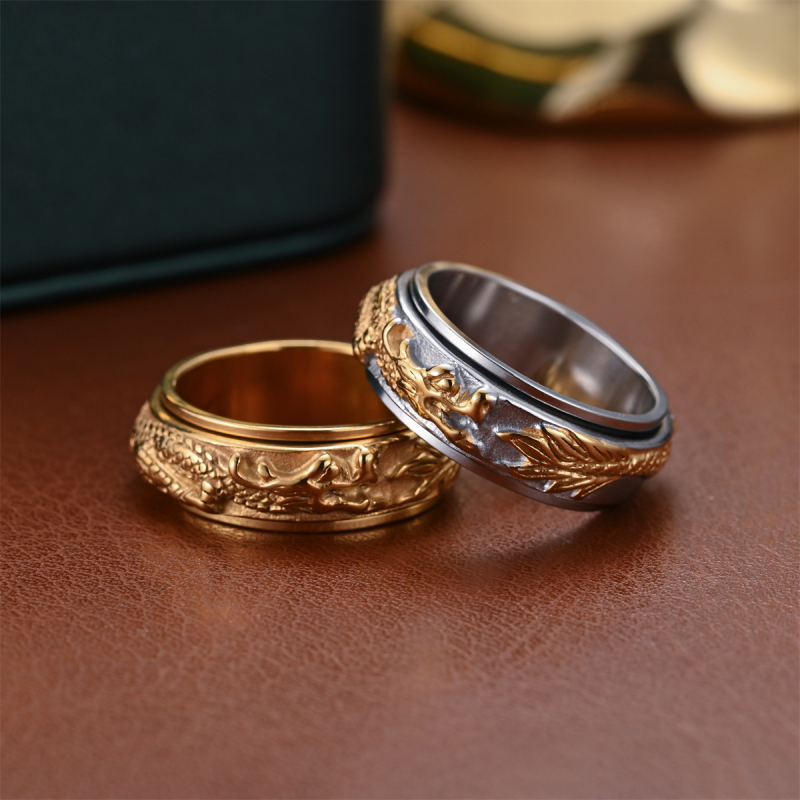 Dragon Anxiety Spinner Ring