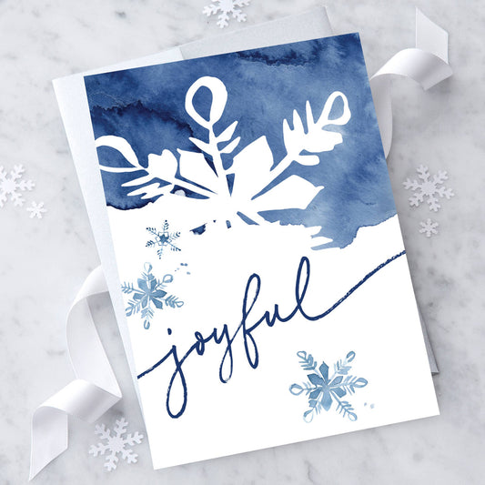 "Joyful" 8 Boxed Holiday Greeting Cards