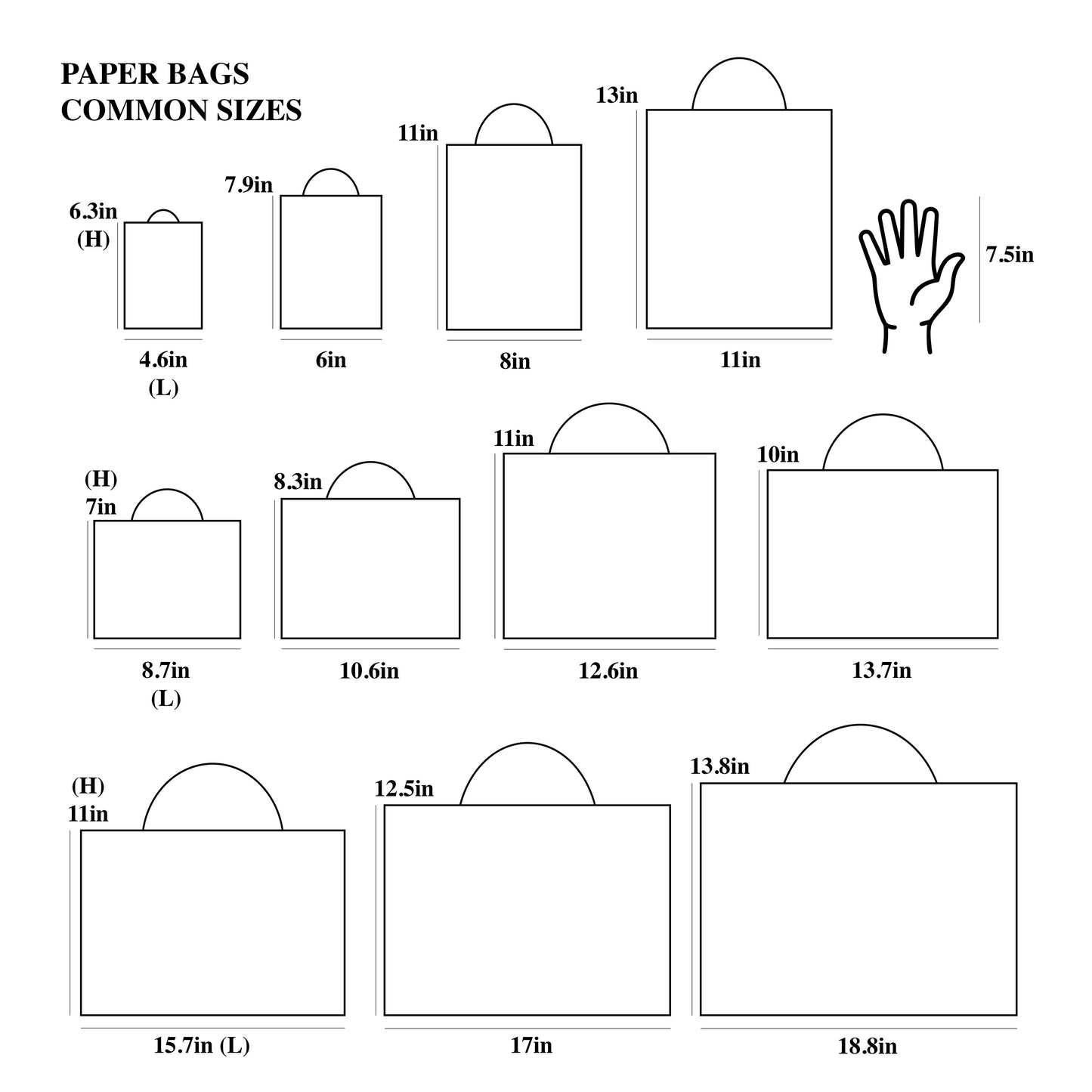 Soft Light Beige Cutout Handle Gift Bag