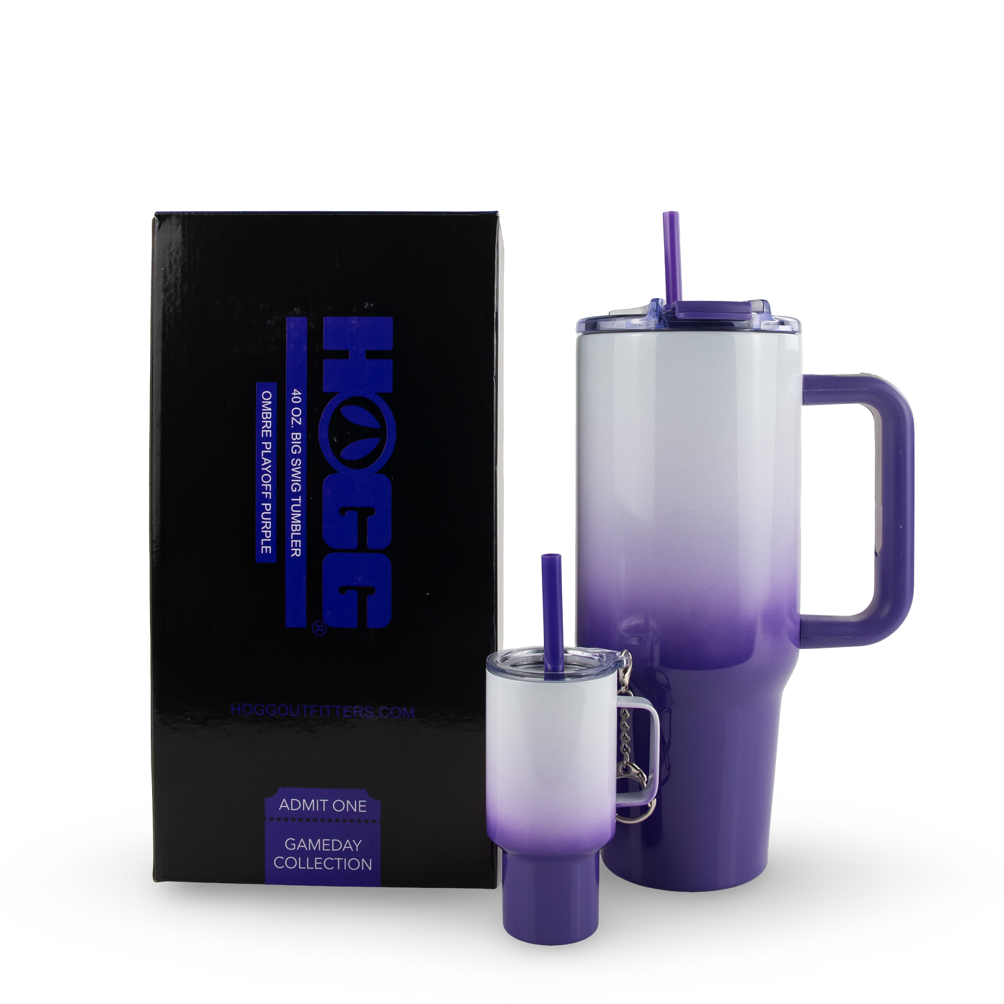 40oz SUBLIMATION TUMBLER BIG SWIG OMBRE + MINI TUMBLER SET