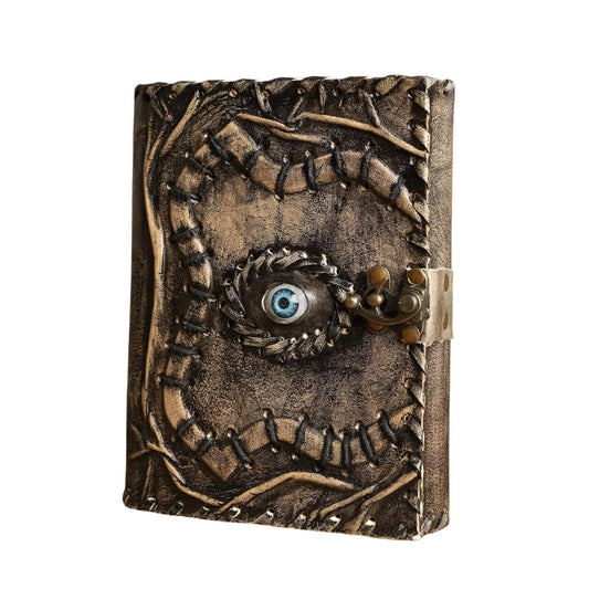 Hocus Pocus Leather Journal Celtic Halloween Diary Book