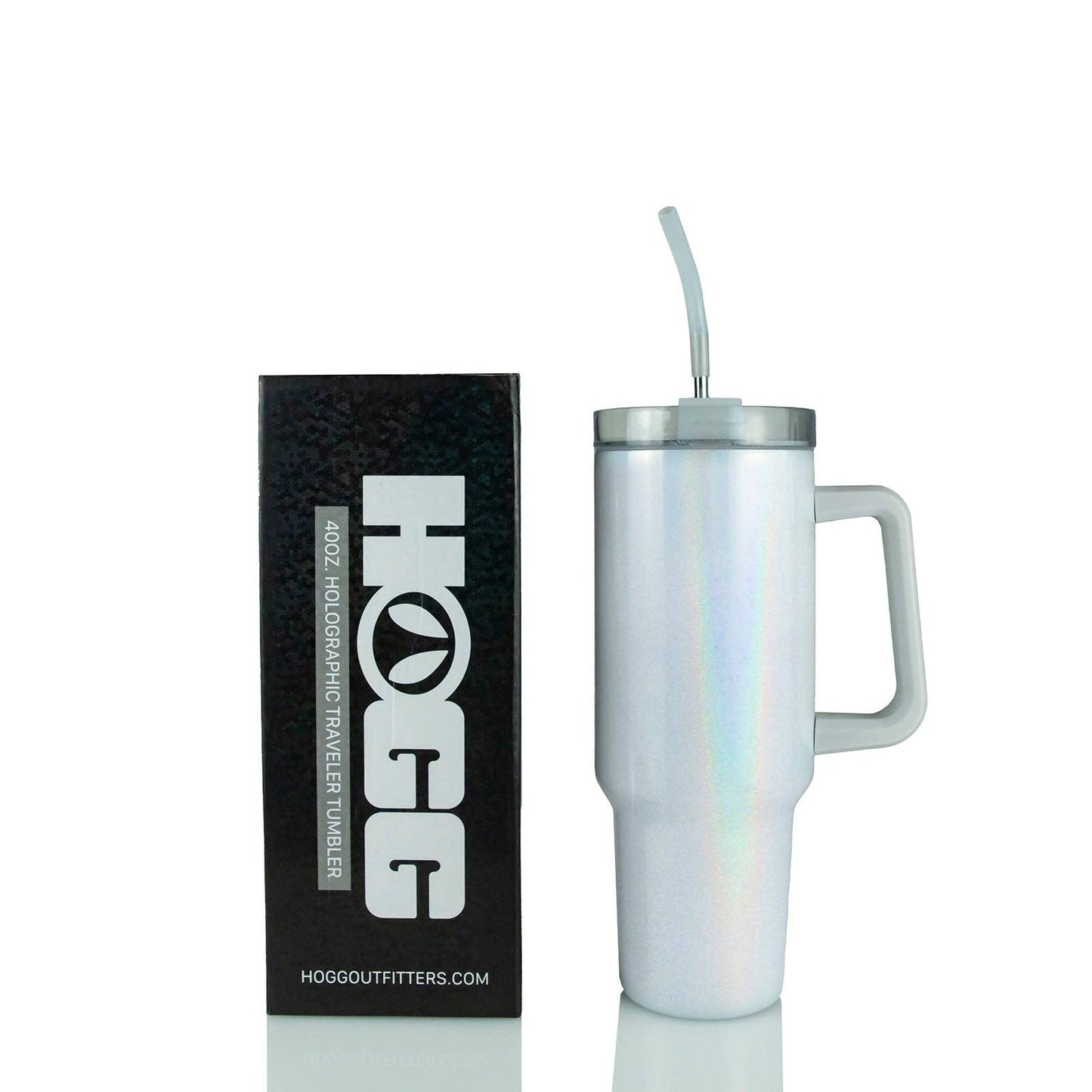 40oz Love is Love White Iridescent Tumbler