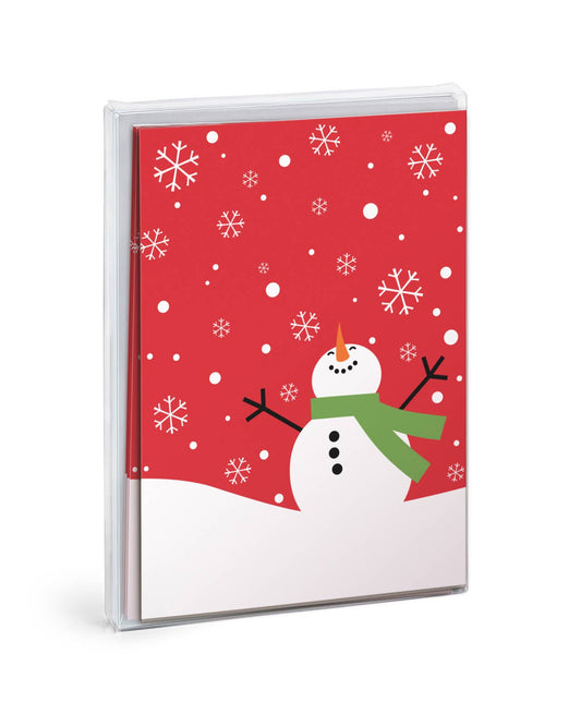 Joyful Snowfall - 8 Boxed Holiday Greeting Cards 