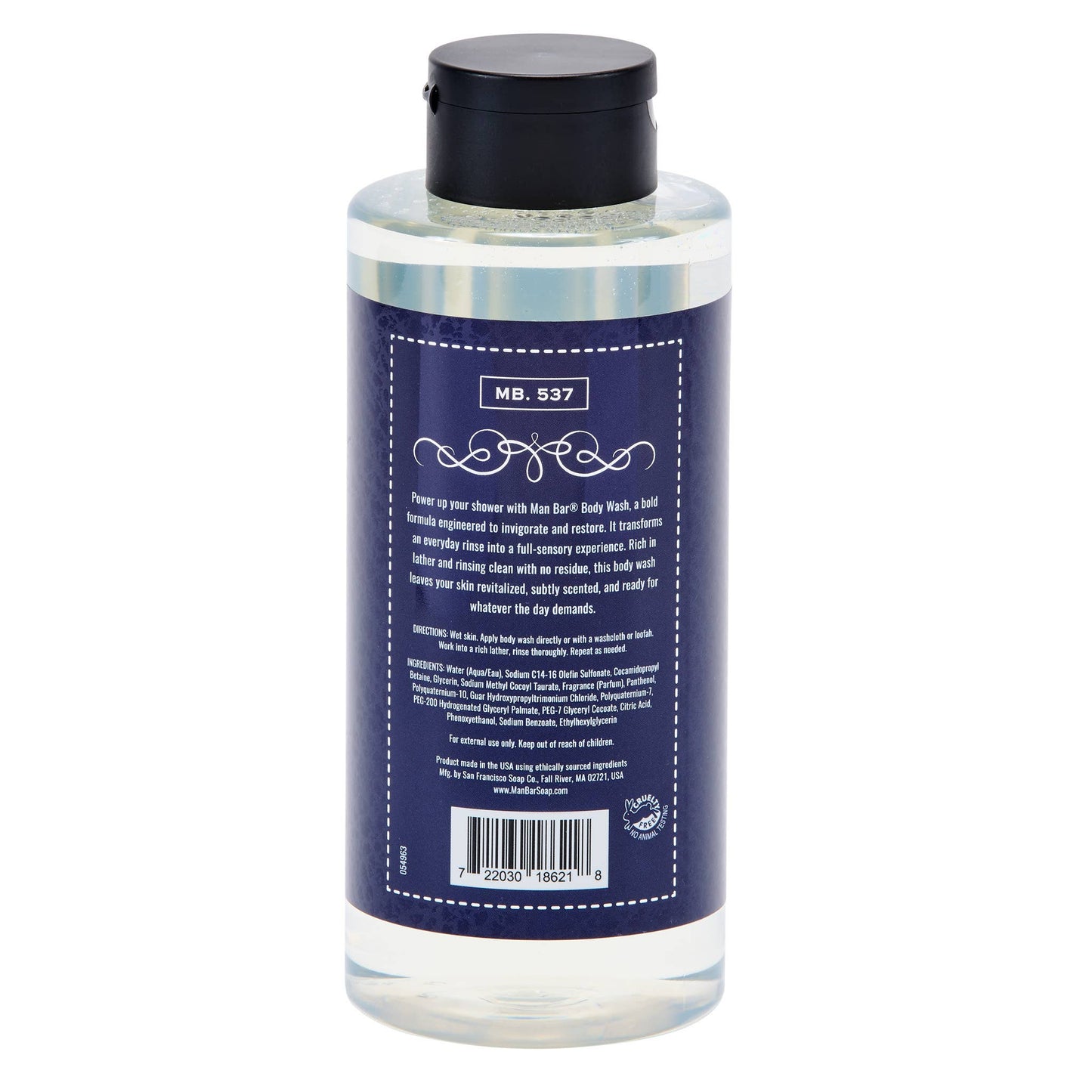 MAN BAR® Body Wash - Silver Sage & Bergamot