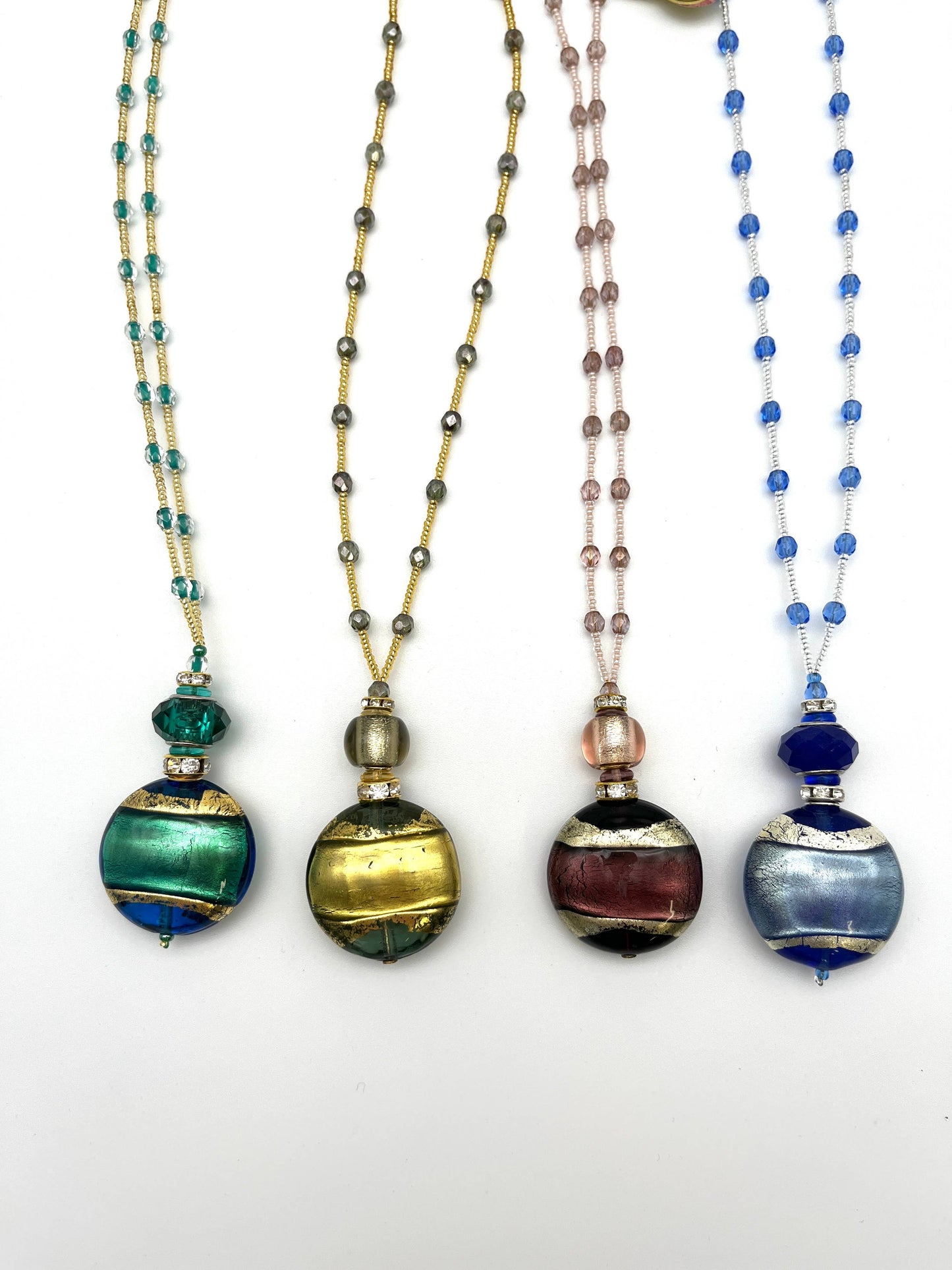 Laura Murano Glass Jewelry Collection - 5 Color Option