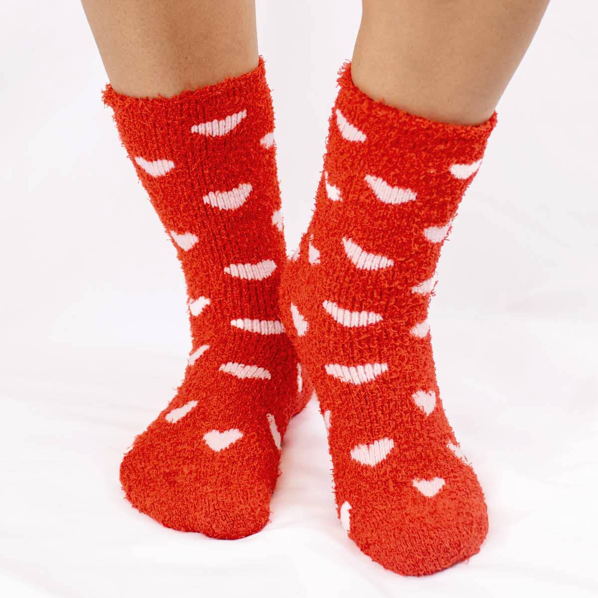 Women's Hearts Snuggle Socks