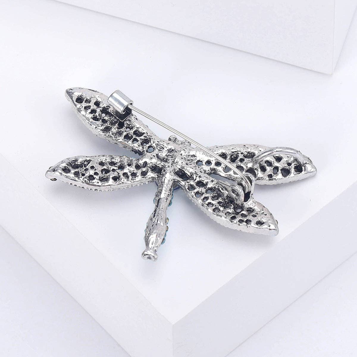 Dragonfly Alloy Rhinestone Brooch