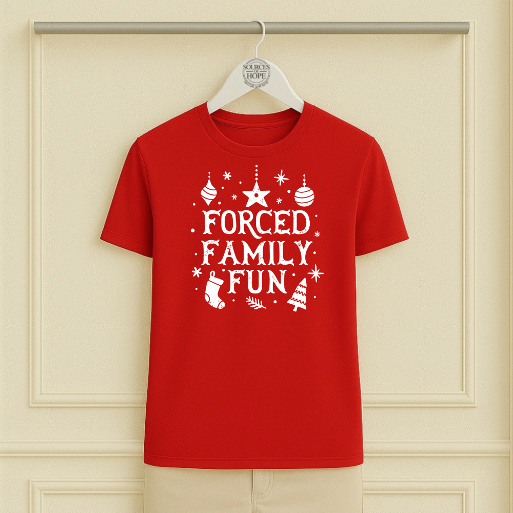 "Forced Family Fun" Christmas Shirt