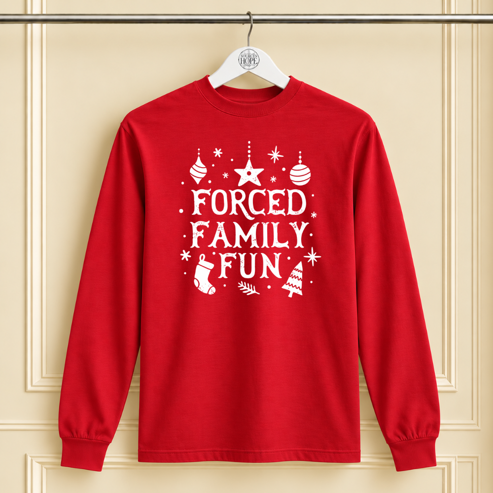 "Forced Family Fun" Christmas Shirt
