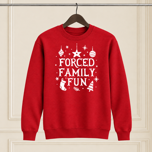 "Forced Family Fun" Christmas Shirt