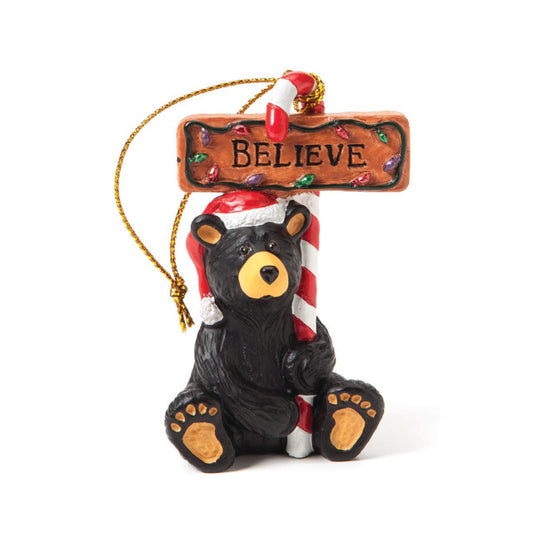 Bearfoots Believe Ornament