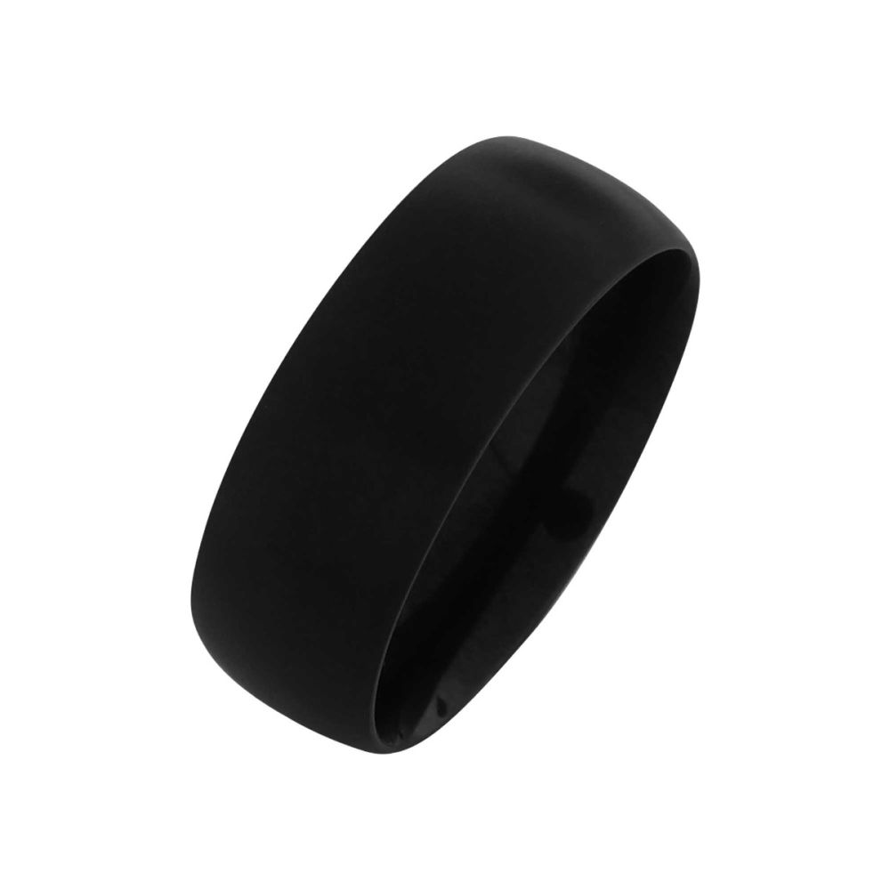 Plain Black IP Matte Ring Sale