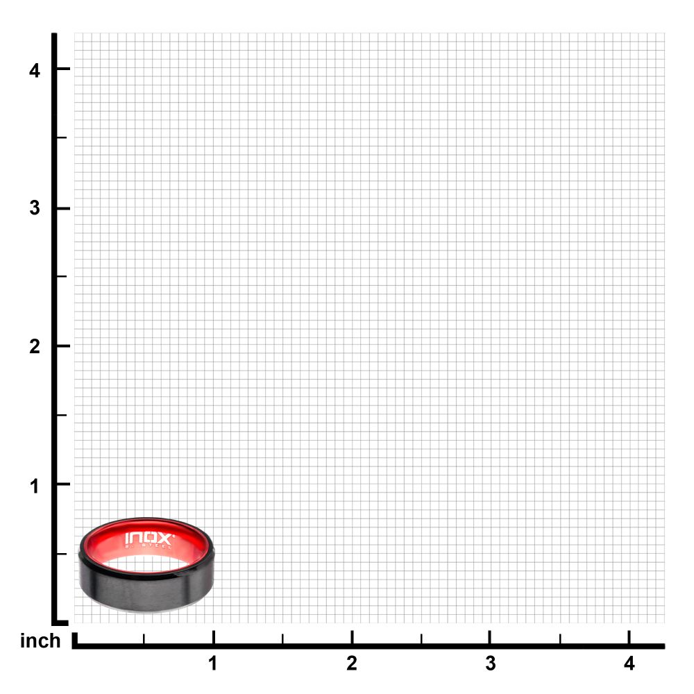 Red, Steel, Black IP Aluminum Flat Ring Sale