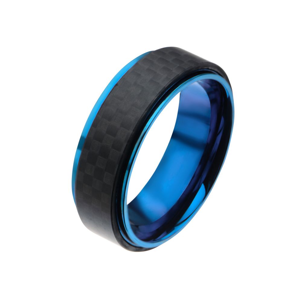 Blue IP & Solid Carbon Fiber Ring Sale