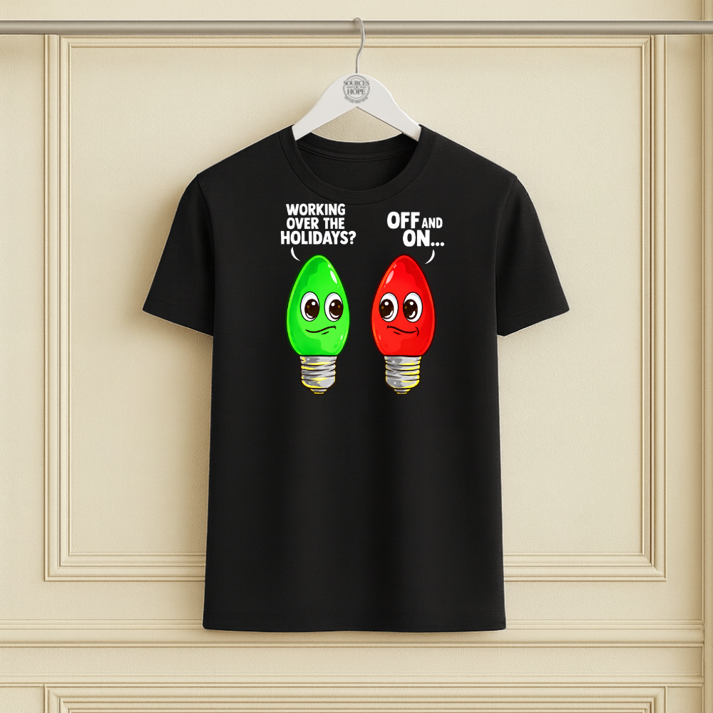 "Working or Not?" Christmas Shirt