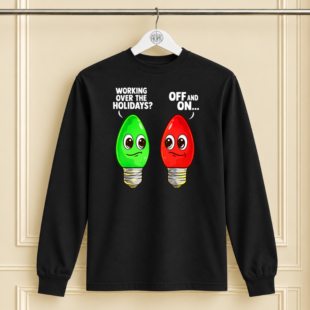 "Working or Not?" Christmas Shirt