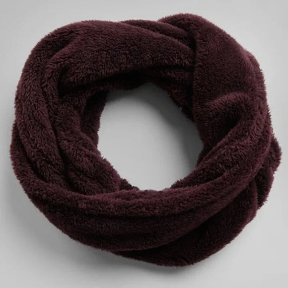 Soft Sherpa Infinity Scarf - Boysenberry