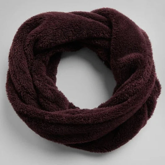 Soft Sherpa Infinity Scarf - Boysenberry