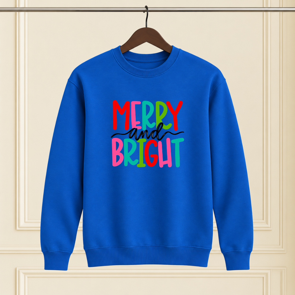 "Merry and Bright" Christmas Shirt