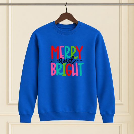 "Merry and Bright" Christmas Shirt