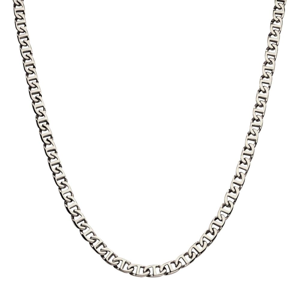 8mm Steel Mariner Link Chain Necklace Sale