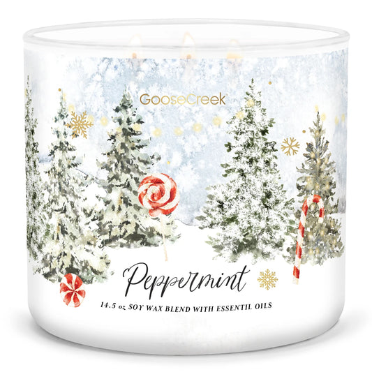 Peppermint 3 Wick Candle