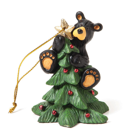 Bearfoots Tree Topper Bear Ornament