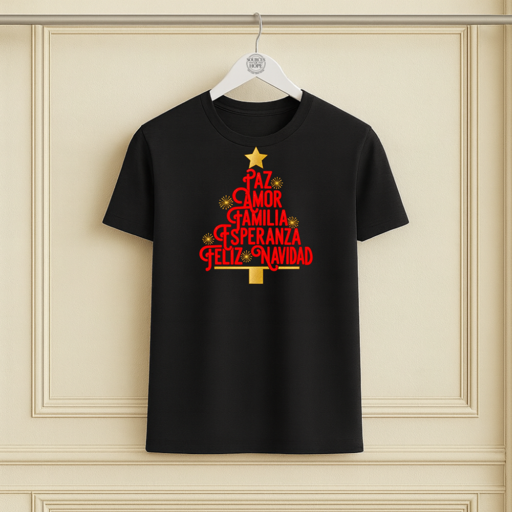 "Paz, Amor, & Familia" Christmas Shirt