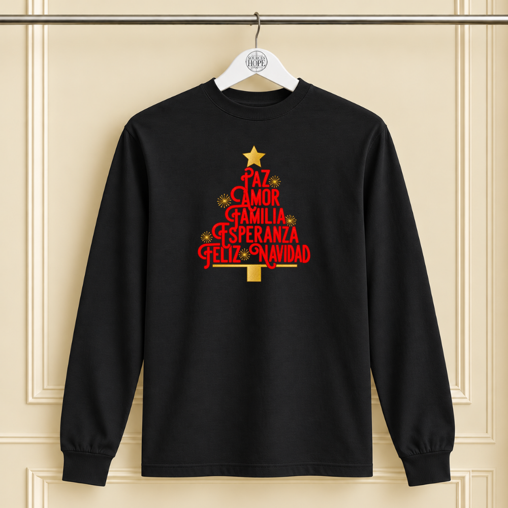 "Paz, Amor, & Familia" Christmas Shirt