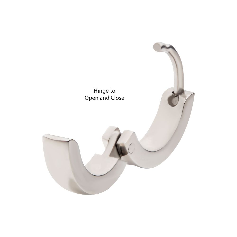 Prong Set Rainbow Round CZ Huggie Earrings