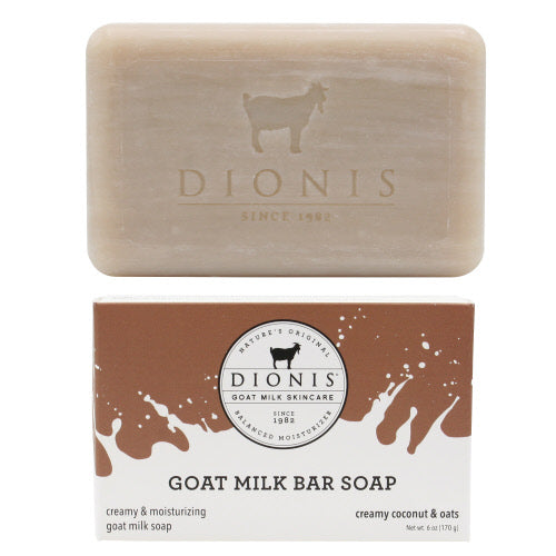 Creamy Coconut & Oats Goat Milk Bar Soap - 6 oz