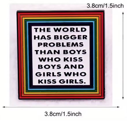 World Has Bigger Problems Pin