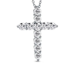 Silver Cross 18" Necklace