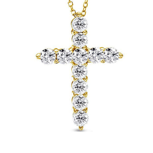 Golden Cross 18' Necklace