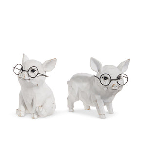 5" Pig with Glasses
