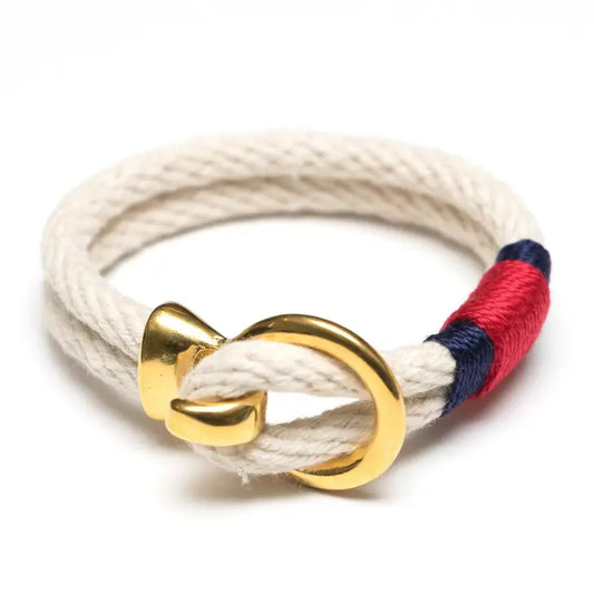 Deckard - Ivory/Navy/Red/Gold - Clearance