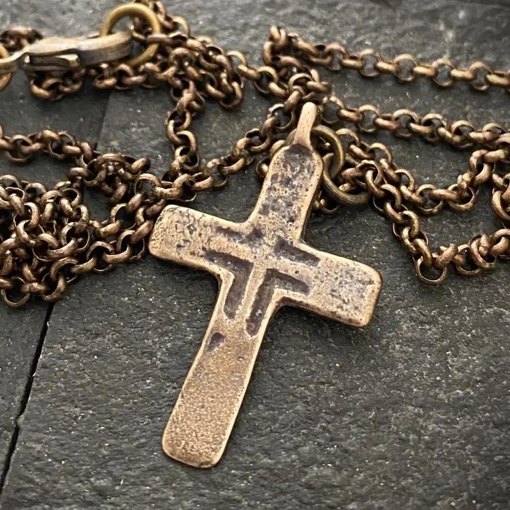 Ancient Medieval Casting Necklace - 20in - Final Clearance