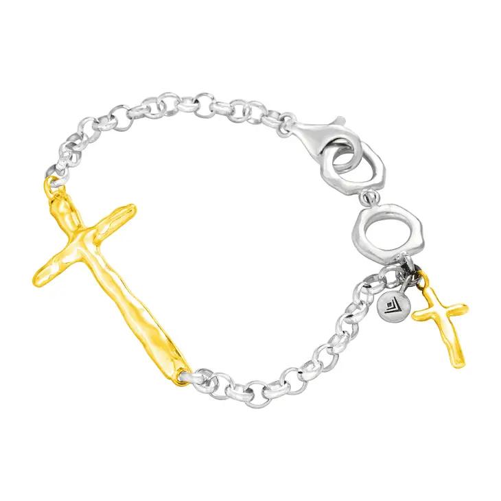 In Good Faith 2 Tone SS Bracelet