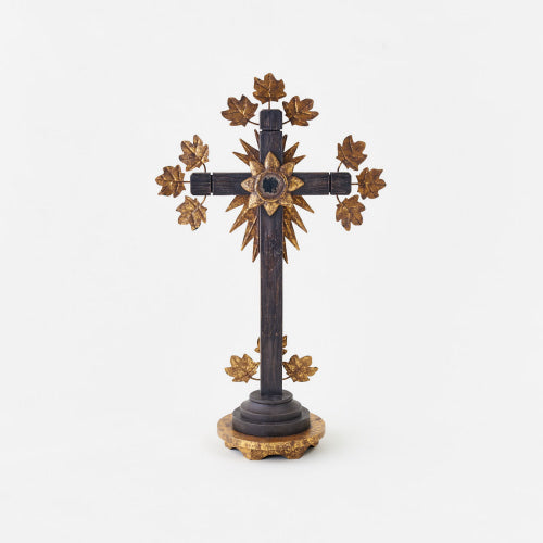 Wood and  Metal Cross -Clearance