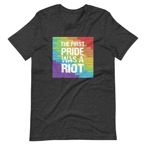 First Pride Riot T-Shirt Drk Grey Hthr