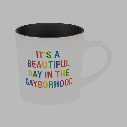 It's a Beautiful Day in the Gayberhood Coffee Mug