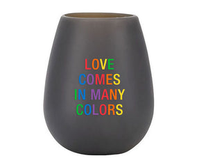 Love Comes in Many Colors Silicone Wine Cup