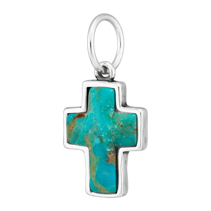 Blue Divine Charm, Sterling Silver & Turquoise Sale